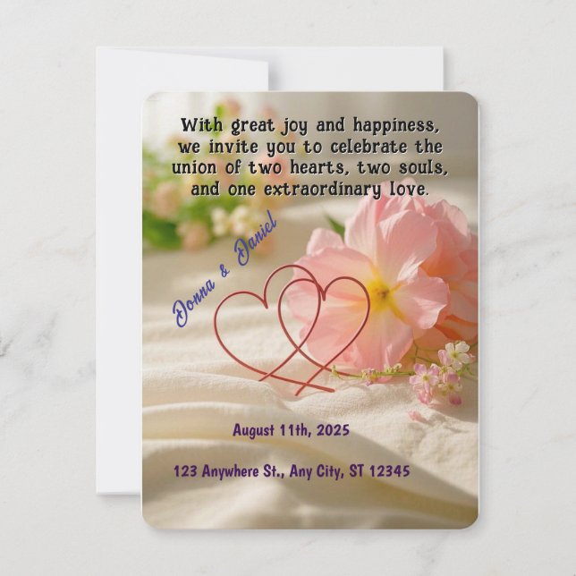 Cartes Pour Fêtes Annuelles Élégance intemporelle (Devant)