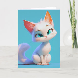 Cartes Pour Fêtes Annuelles Élégance Purr-fect