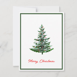 Cartes Pour Fêtes Annuelles Élégant arbre de Noël moderne non photo