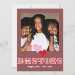 Cartes Pour Fêtes Annuelles Elégant Best Friends galentine's day Bestie photo