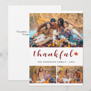 Cartes Pour Fêtes Annuelles Elégant Bon thanksgiving moderne Automne 3 Photo