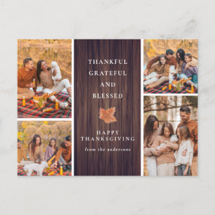 Cartes Pour Fêtes Annuelles Elégant Bon thanksgiving moderne Automne 4 Photo