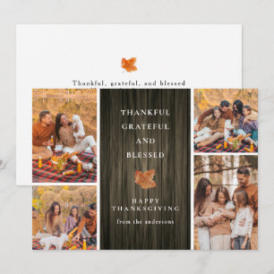 Cartes Pour Fêtes Annuelles Elégant Bon thanksgiving moderne Automne 4 Photo