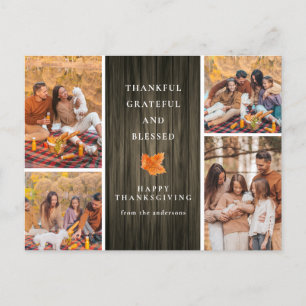Cartes Pour Fêtes Annuelles Elégant Bon thanksgiving moderne Automne 4 Photo