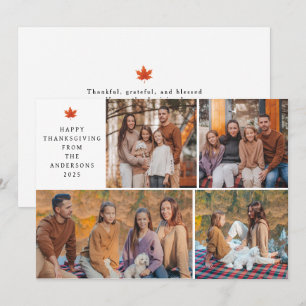 Cartes Pour Fêtes Annuelles Elégant Bon thanksgiving moderne Automne 4 Photo