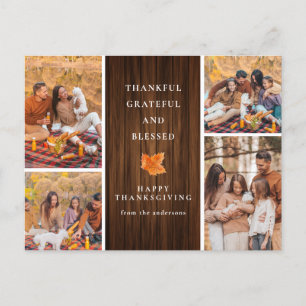 Cartes Pour Fêtes Annuelles Elégant Bon thanksgiving moderne Automne 4 Photo