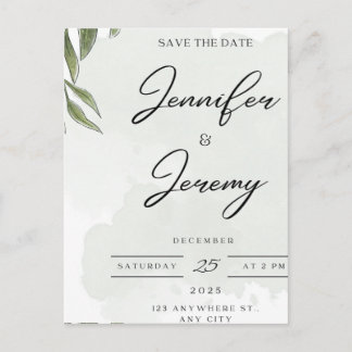 Cartes Pour Fêtes Annuelles Elegant Botanical Wedding Welcome Sign | poster