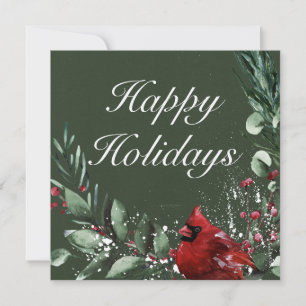 Cartes Pour Fêtes Annuelles Élégant Cardinal Rouge Noël Joyeux Fêtes