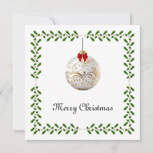 Cartes Pour Fêtes Annuelles Élégant Chic moderne coloré Joyeux bal de Noël