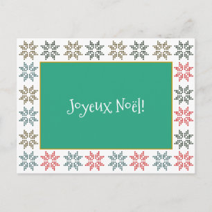 Cartes Pour Fêtes Annuelles Élégant Chic Poinsettia de Noël Personnalisable