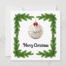 Élégant Chic Rustique Coloré Joyeux Balle de Noël