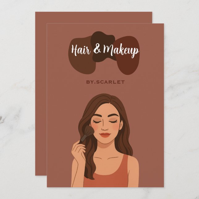 Cartes Pour Fêtes Annuelles Élégant chocolat Courageux Compétence Tendre Beaut (Devant / Derrière)