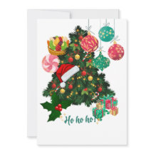 Elegant Christmas Tree Greeting Card | Festive