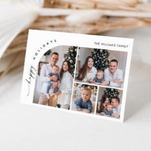 Cartes Pour Fêtes Annuelles Élégant élégant 5 PHOTO Noël Salutation
