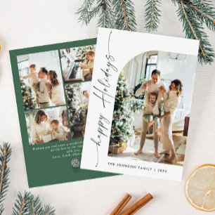 Cartes Pour Fêtes Annuelles Élégant élégant 5 PHOTO Noël Salutation