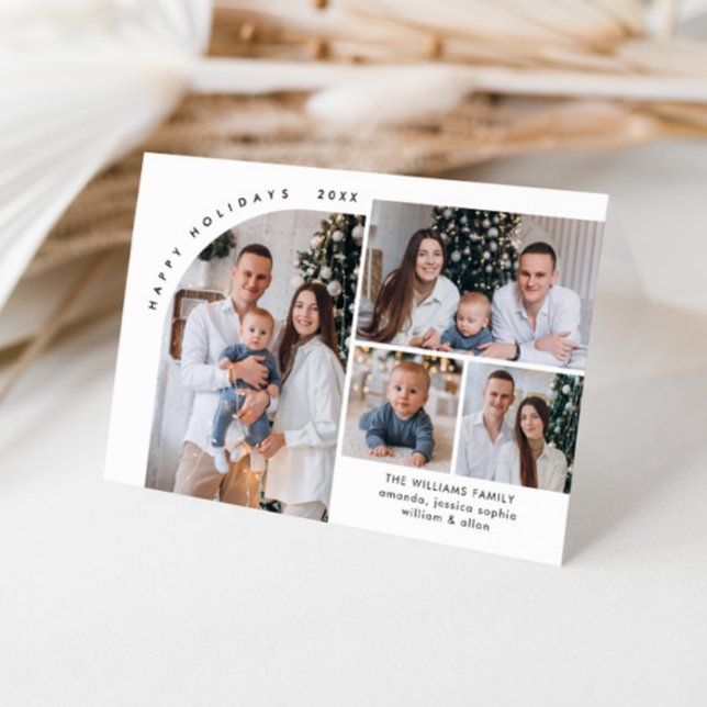 Cartes Pour Fêtes Annuelles Élégant élégant 5 PHOTO Noël Salutation (Créateur téléchargé)