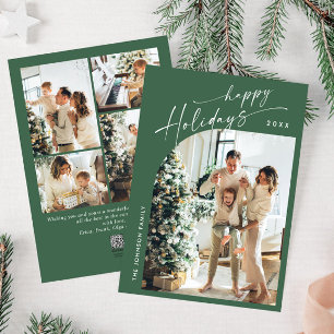 Cartes Pour Fêtes Annuelles Élégant élégant 5 PHOTO Noël Salutation