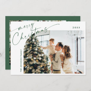 Cartes Pour Fêtes Annuelles Élégant élégant 5 PHOTO Noël Salutation