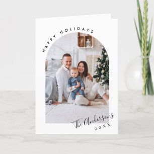 Cartes Pour Fêtes Annuelles Élégant élégant 6 PHOTO Noël Salutation