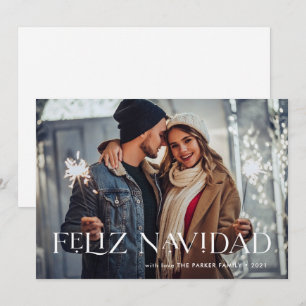 Cartes Pour Fêtes Annuelles Elegant Feliz Navidad   Un Noël photo