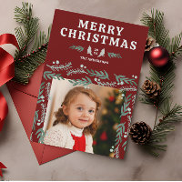 Élégant Garland Frontière Cardinal Noël
