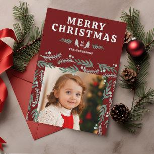 Cartes Pour Fêtes Annuelles Élégant Garland Frontière Cardinal Noël