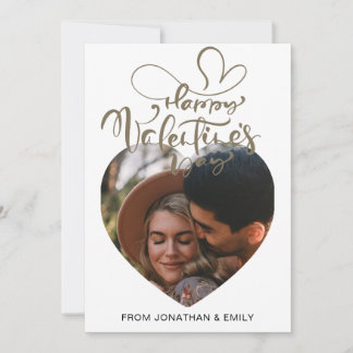 Cartes Pour Fêtes Annuelles Elegant Hearts Happy Valentine's Day 1 Photo