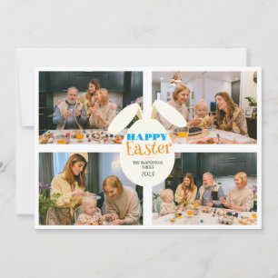 Cartes Pour Fêtes Annuelles Elégant heureux OEufs de Pâques Famille 4 photo