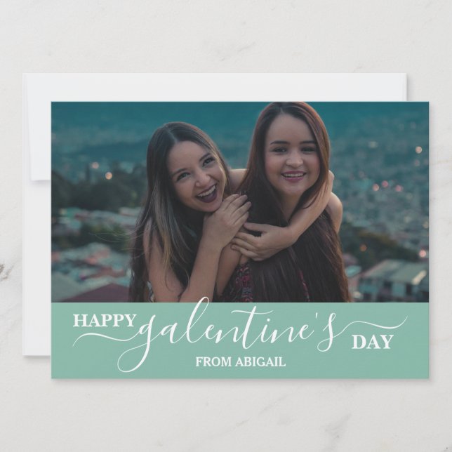 Cartes Pour Fêtes Annuelles Elégant jour de la Saint-Valentin moderne Meilleur (Devant)