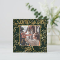 Élégant Joyeux & Lumineux Photo Vert Vintage