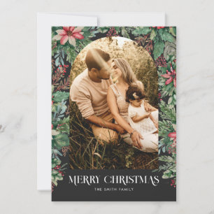 Cartes Pour Fêtes Annuelles Elégant Joyeux Noël Photo Arch Floral