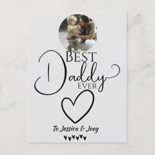 Cartes Pour Fêtes Annuelles élégant, meilleur papa jamais, la calligraphie per