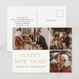 Cartes Pour Fêtes Annuelles Élégant Mini Nouvel An Cheers Famille 3 Photo