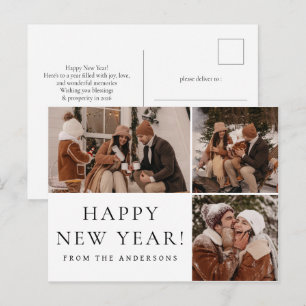 Cartes Pour Fêtes Annuelles Élégant Mini Nouvel An Cheers Famille 3 Photo