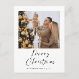 Cartes Pour Fêtes Annuelles Élégant minimaliste Joyeux voeux de Noël