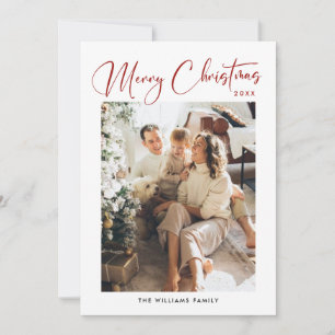 Cartes Pour Fêtes Annuelles Élégant minimaliste moderne Noël 2 photo