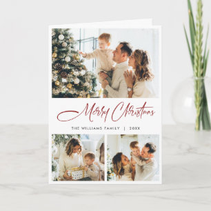 Cartes Pour Fêtes Annuelles Élégant minimaliste moderne Noël 5 photo