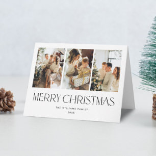 Cartes Pour Fêtes Annuelles Élégant minimaliste moderne Noël 5 photo
