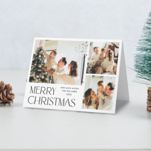 Cartes Pour Fêtes Annuelles Élégant minimaliste moderne Noël 5 photo