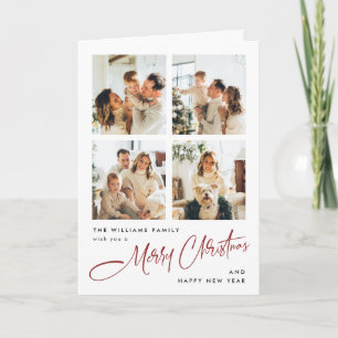 Cartes Pour Fêtes Annuelles Élégant minimaliste moderne Noël 6 Photo