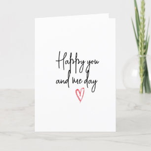 Cartes Pour Fêtes Annuelles Élégant Minimaliste Romantique Anniversaire