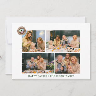 Cartes Pour Fêtes Annuelles élégant Moderne Bénédiction Famille de Pâques Quat