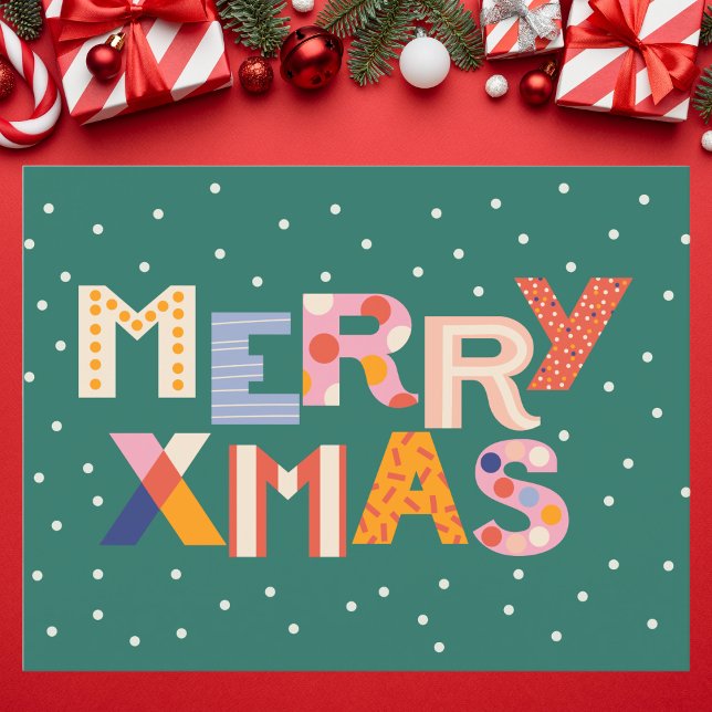 Cartes Pour Fêtes Annuelles Elégant Motif géométrique or et noir (Créateur téléchargé)