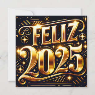 Cartes Pour Fêtes Annuelles Elegant Muy feliz Año Nuevo 2025