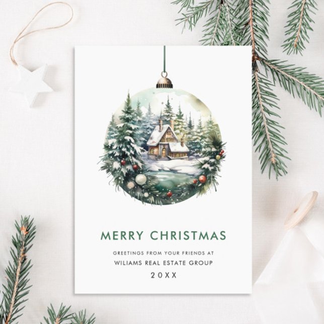 Cartes Pour Fêtes Annuelles Élégant Noël Ornament Accueil d'entreprise (Créateur téléchargé)