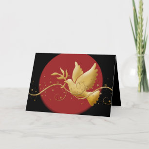 Cartes Pour Fêtes Annuelles Élégant Noël vacances colombe paix