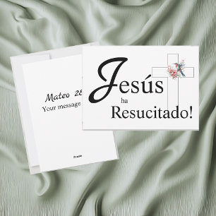Cartes Pour Fêtes Annuelles Elégant Pâques "Jesús ha resucitado" espagnol