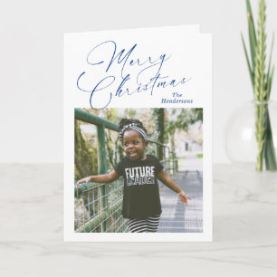 Cartes Pour Fêtes Annuelles Élégant Photo Joyeux Noël Script