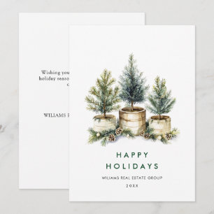 Cartes Pour Fêtes Annuelles Elégant Pine Tree Noël Accueil d'entreprise