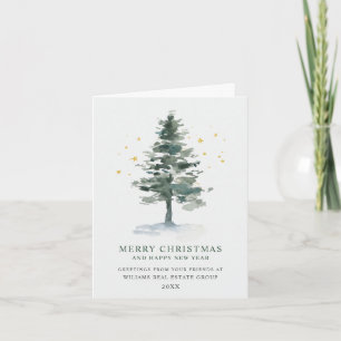 Cartes Pour Fêtes Annuelles Elégant Pine Tree Noël Accueil d'entreprise